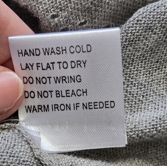 Belldini Gray Women's Open Front Cotton Cardigan New - Picture 11 of 11